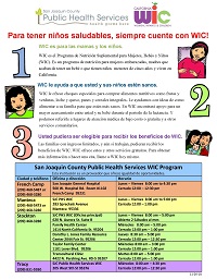 WIC Schedule(Spanish)