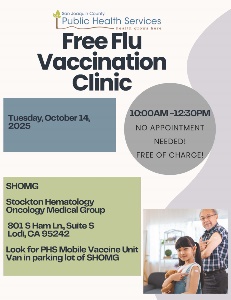 Free Flu Vaccine Oct 14