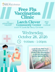 FREE Flu Clinic in Tracy, October 28